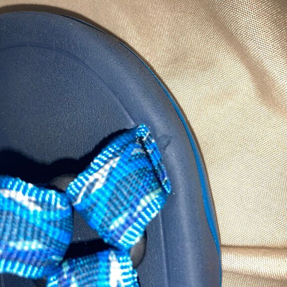 Teva Toddler Boys Sport Sandals Size 7 Blue Adjustable Straps Lightweight &Comfy - Picture 5 of 5